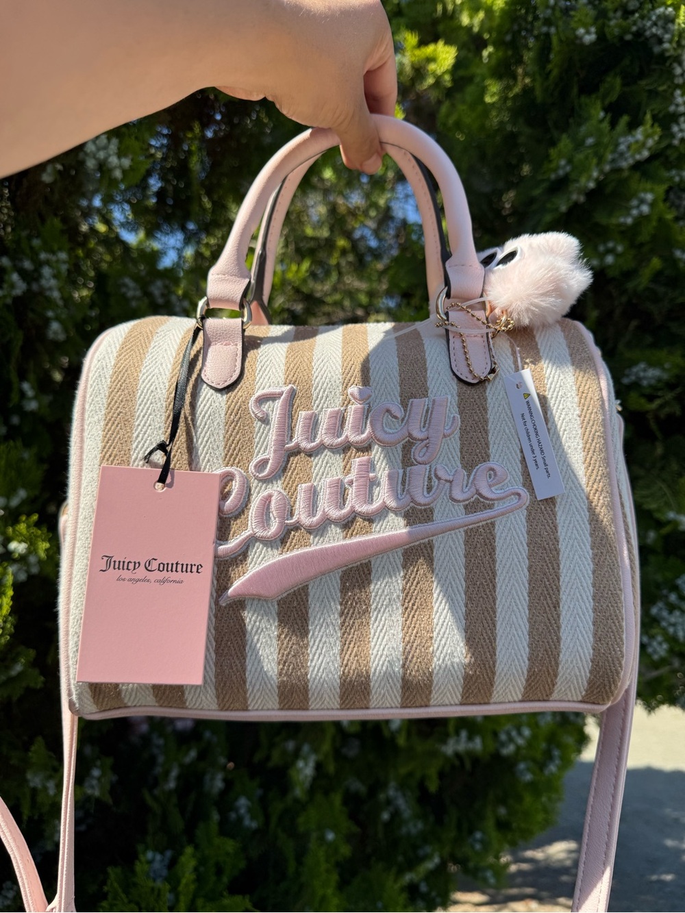 Juicy couture free to be juicy speedy Satchel Strip bag